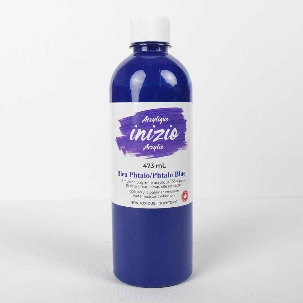 INIZIO Acrylic Paint 473ml (Phthalo Blue)